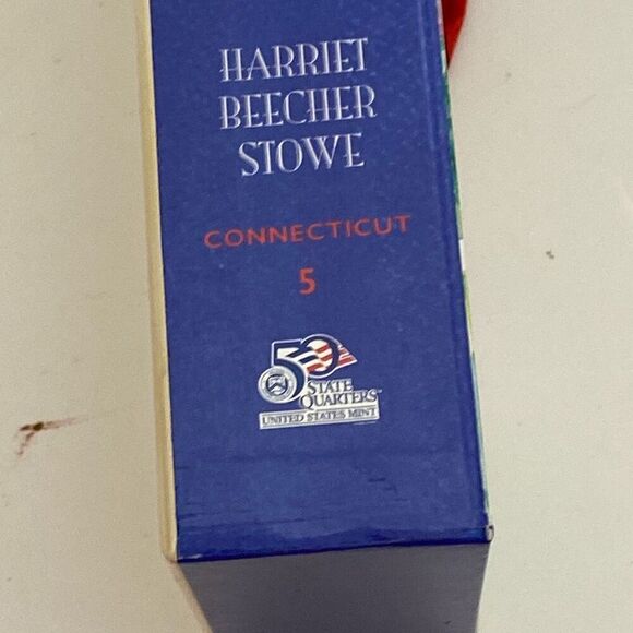 Hallmark We The People Connecticut U.S. State Quarter Harriet Beecher Stowe Doll - Picture 8 of 9